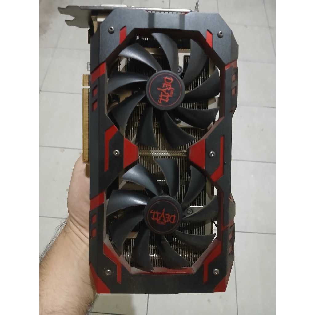 VGA PowerColor Red Devil RX 580 8GB Bekas