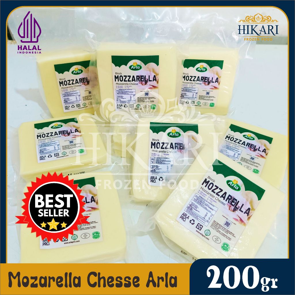 

Keju Mozzarella Arla - Mozzarella Chesse 200gr - Halal New EXP