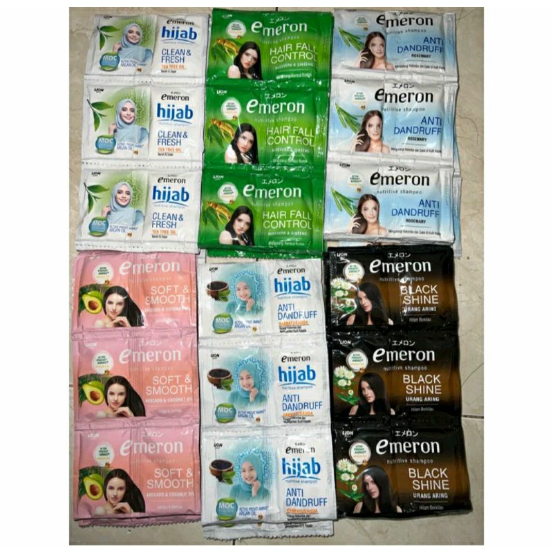 Emeron shampoo sachet renteng