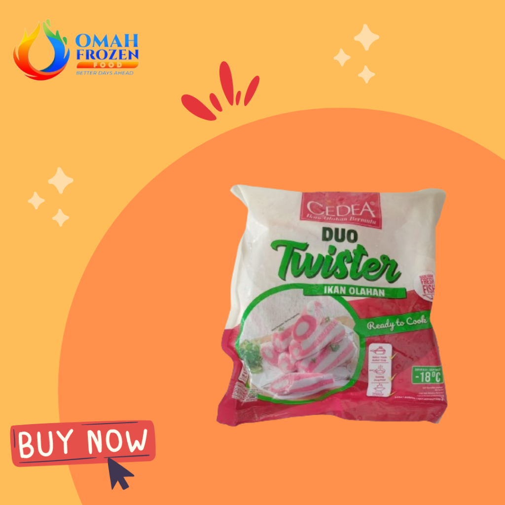 

Cedea Ikan Olahan Duo Twister 500gr (NON COD DILUAR KOTA JATENG)