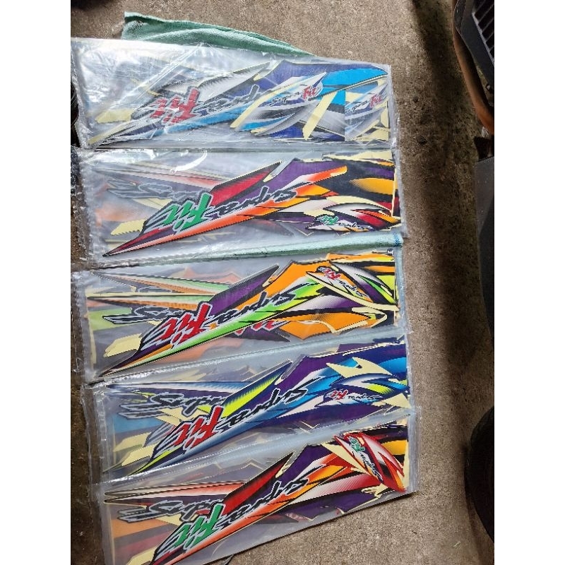 striping stiker lis supra fit tromol lama 2005