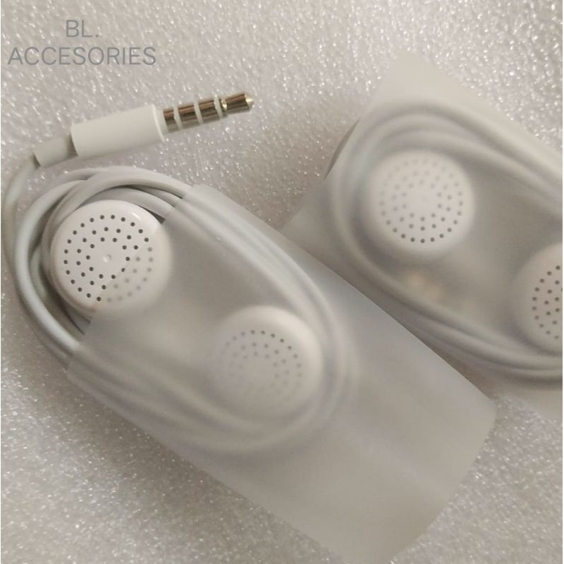 Headset Oppo Original 100% Bawaan Hp Ngebass Handsfree Earphone Putih