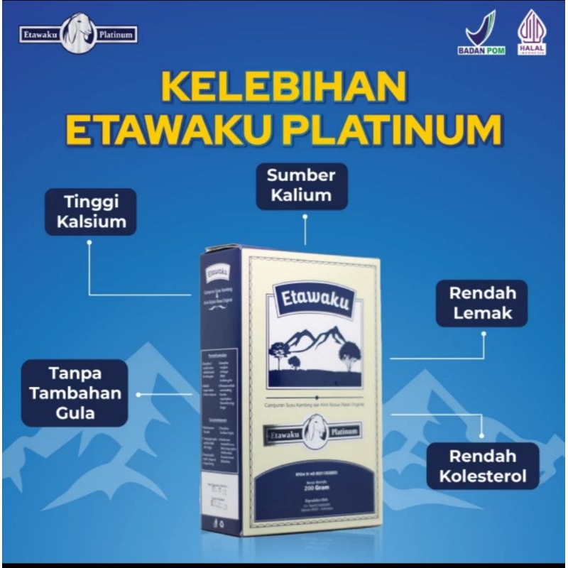 

Etawaku platinum || susu kambing segar etawa provit bubuk krimer nabati atasi masalah pernafasan