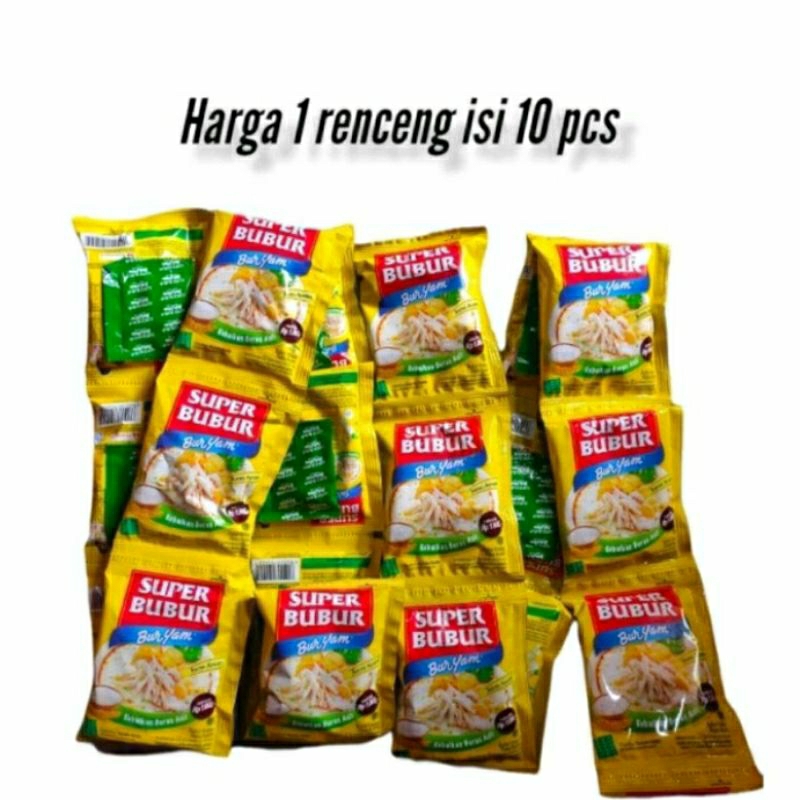 

Super Bubur renceng 22g & 45g