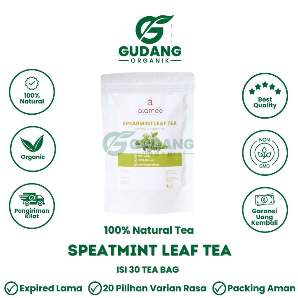 

Spearmint Leaf Tea Teh Daun Celup Spearmint Minuman Herbal Tea Siap Seduh Alami