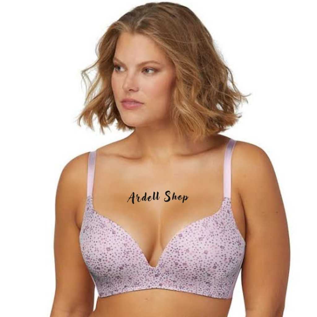 Bra Wanita Maidenform Seamless Tanpa Kawat Soft Push Up Flower Original 38D DM1192 - FS