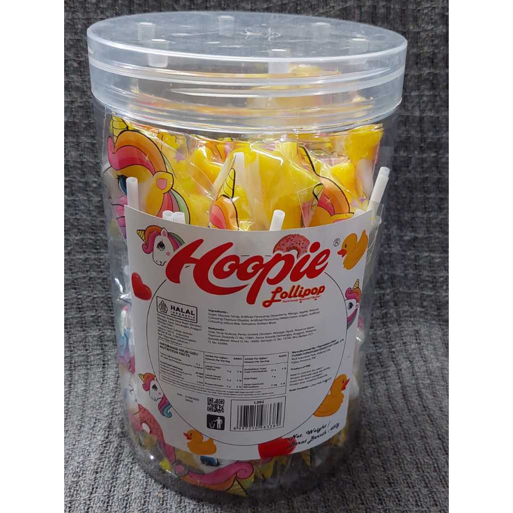 

Hoopie Lollipop Candy Permen Lolipop Toples 450gram