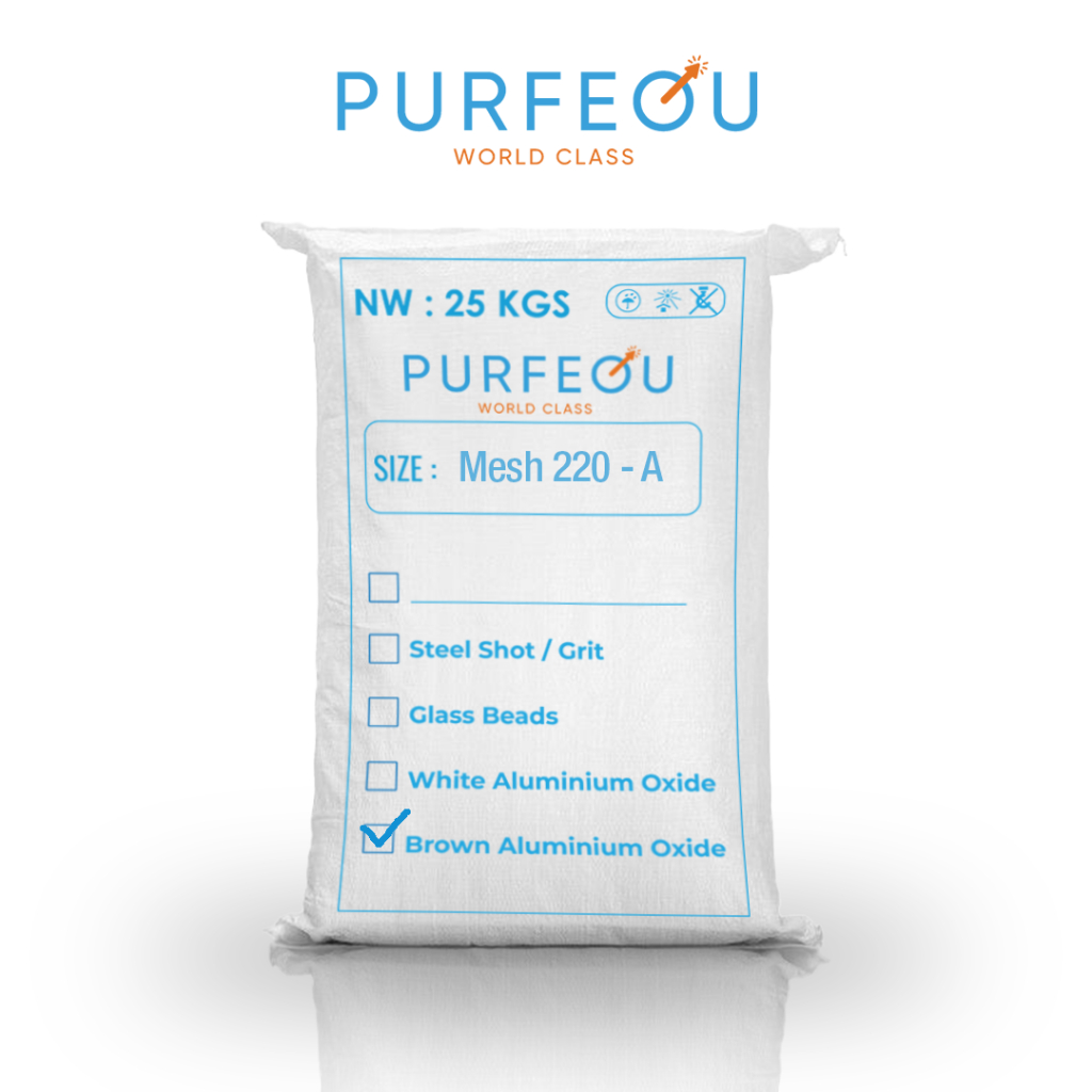 Pasir Sandblasting Brown Aluminium Oxide Mesh 220 (1KG)
