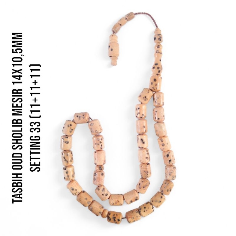 Tasbih Oud Sholib 33butir Original Mesir