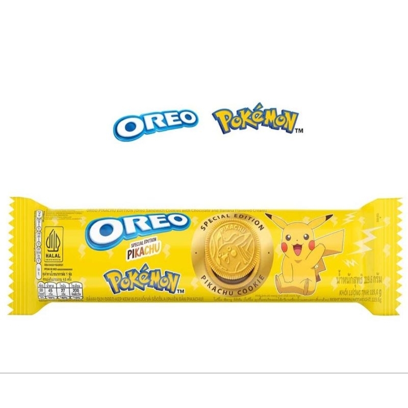 

Oreo Pokemon Pikachu Kraft Sandwich Special Edition 119gr