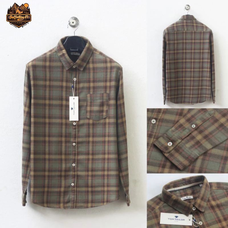 kemeja Flanel Tom tailor