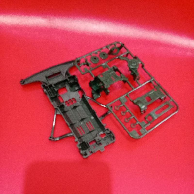 chassis sfm gear box replika Tamiya mowang