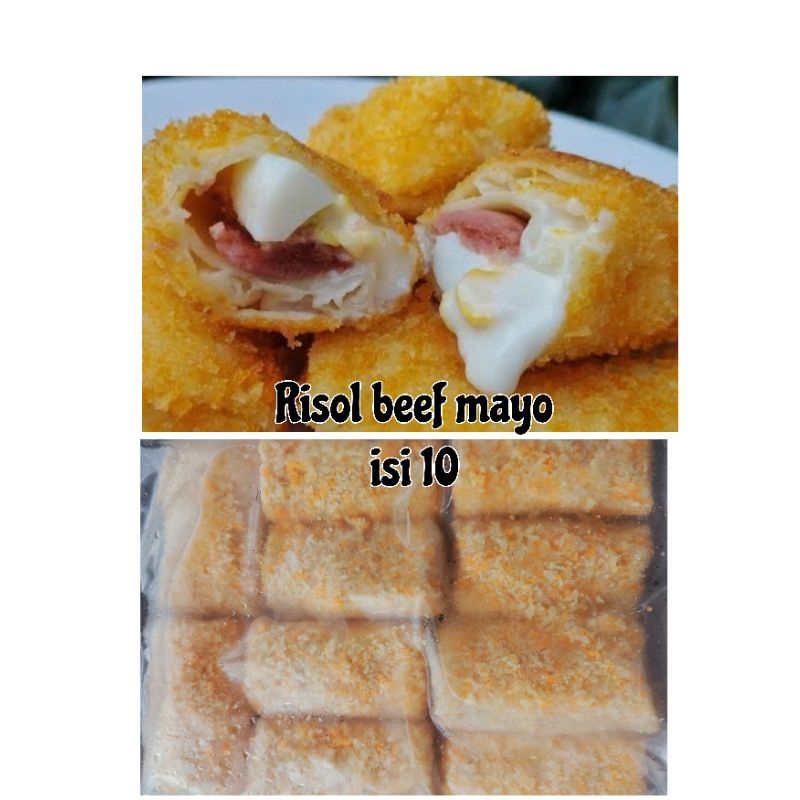 

risol beef mayo risoles mayo isi 10 frozen (risol homemade)
