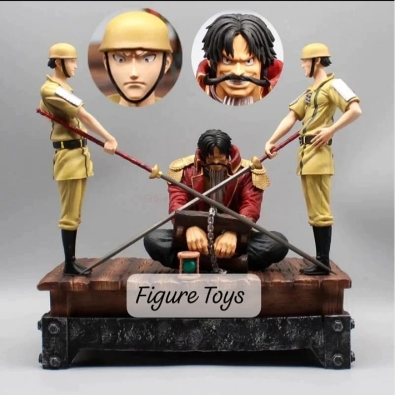 figure anime one piece D Roger execution diorama