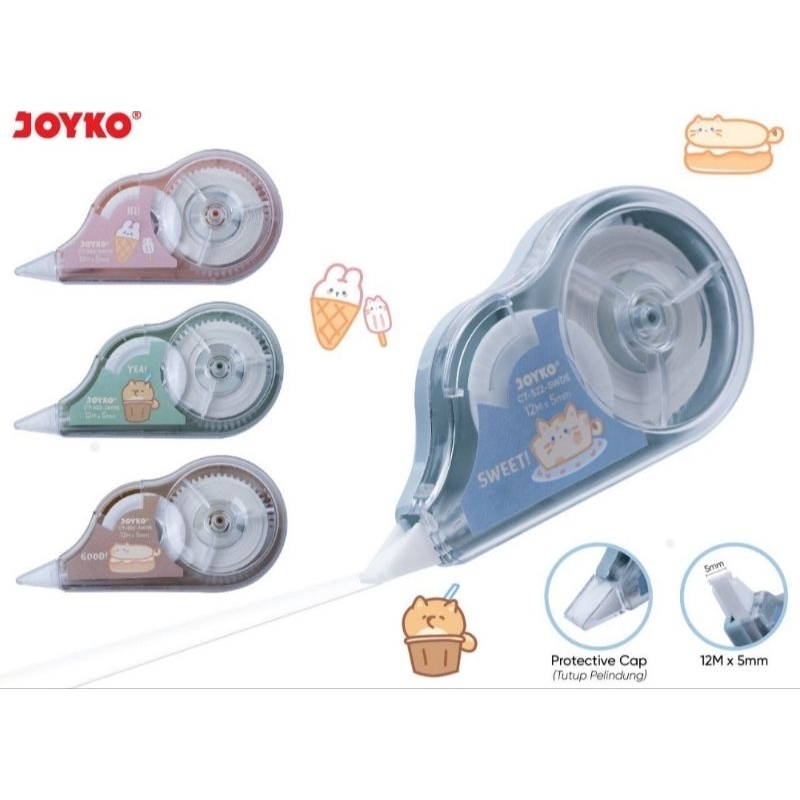 

Correction Tape Joyko Ct-522 swds (1psc) 12 m