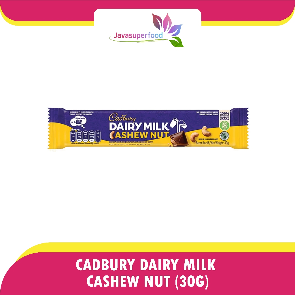 

Cadbury Chocolate 30G - Dairy Milk Cashew Nut