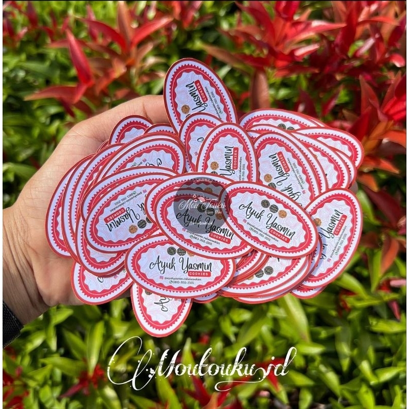 

Stiker Logo/Label Waterproof Murah