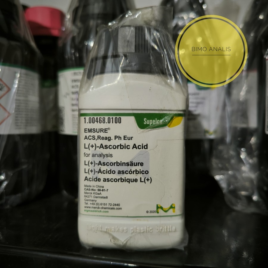 L-Ascorbic Acid | Asam Askorbat C6H8O6 MERCK 100468 100gram