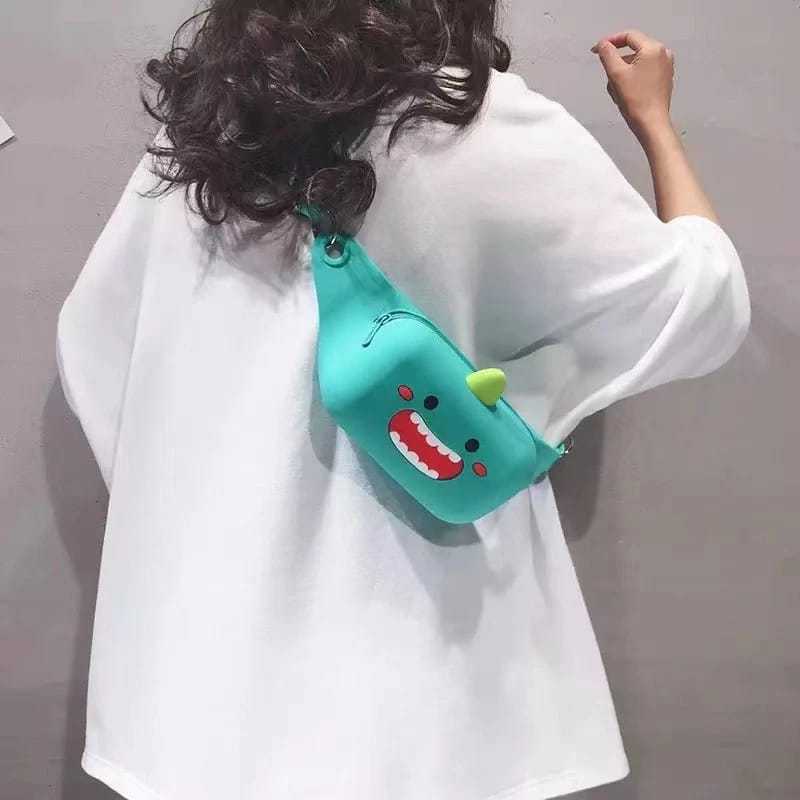 HOKKITERUS21 TAS PINGGANG JELLY tas selempang sling bag waist tas karakter anak tas line