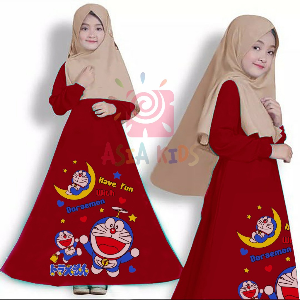 Gamis Anak Perempuan Gaun Dress Seragam Ngaji Brukat Games Cewek Ghamis Terbaru 2025 Mididres Tpa Ce