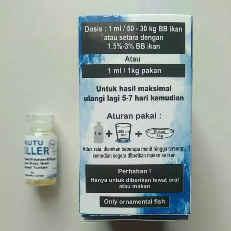 Kutu Killer obat kutu ikan Koi koki komet
