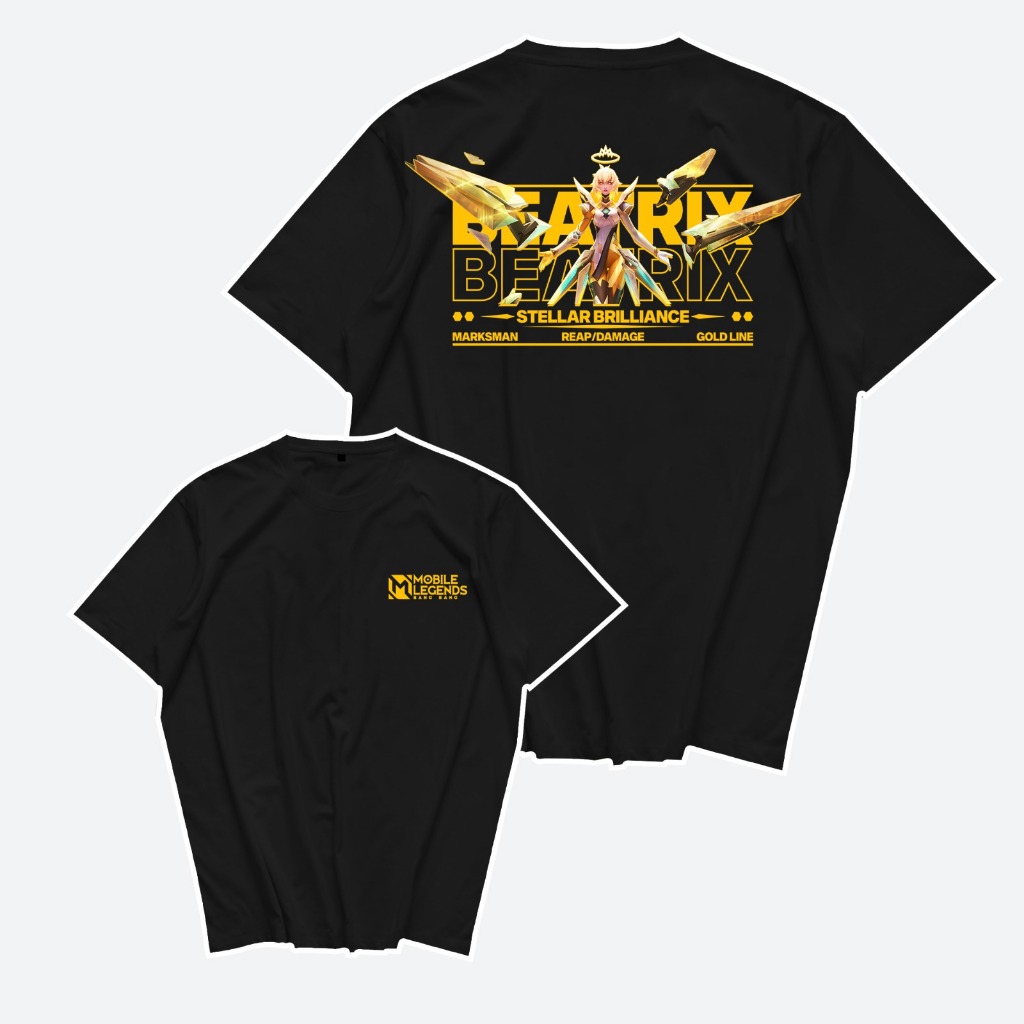 Kepsnime - Beatrix Stellar Brilliance M4 Prime - Kaos Game Mobile Legends - T-Shirt Combed 24s Unisex