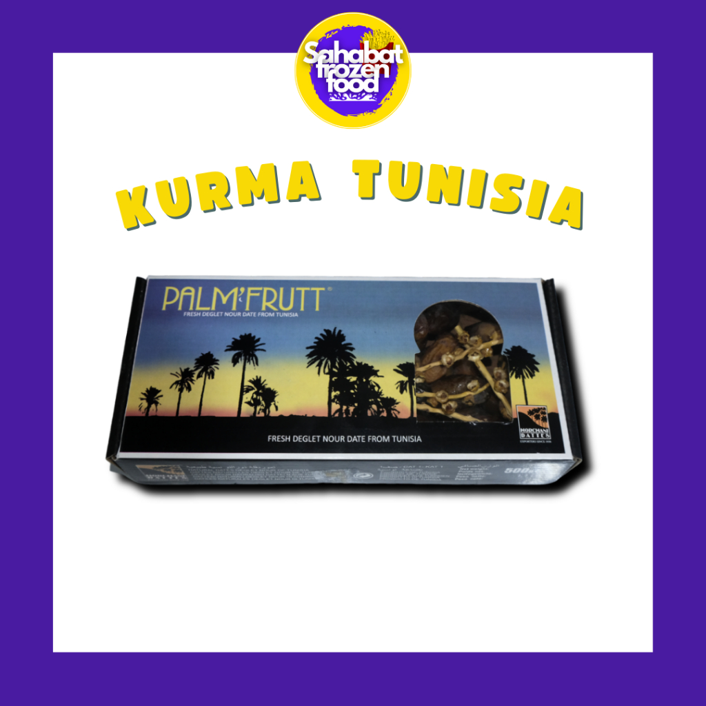 

Kurma Tangkai Palm'Frutt / Kurma Tunisia 500 gram