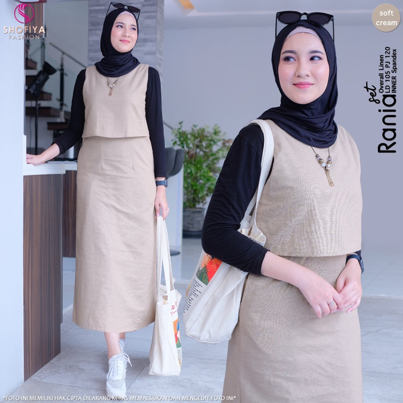 Rania set shofiya / original shofiya / linen shofiya / one set shofiya / shofiya series