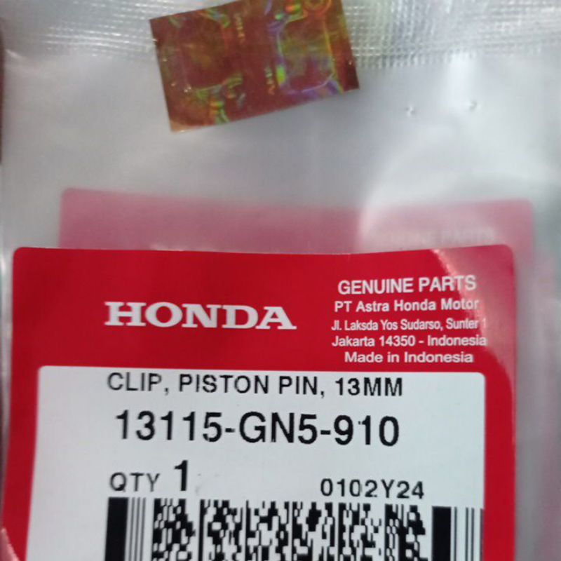 Clip Piston 13mm 13115GN5910
