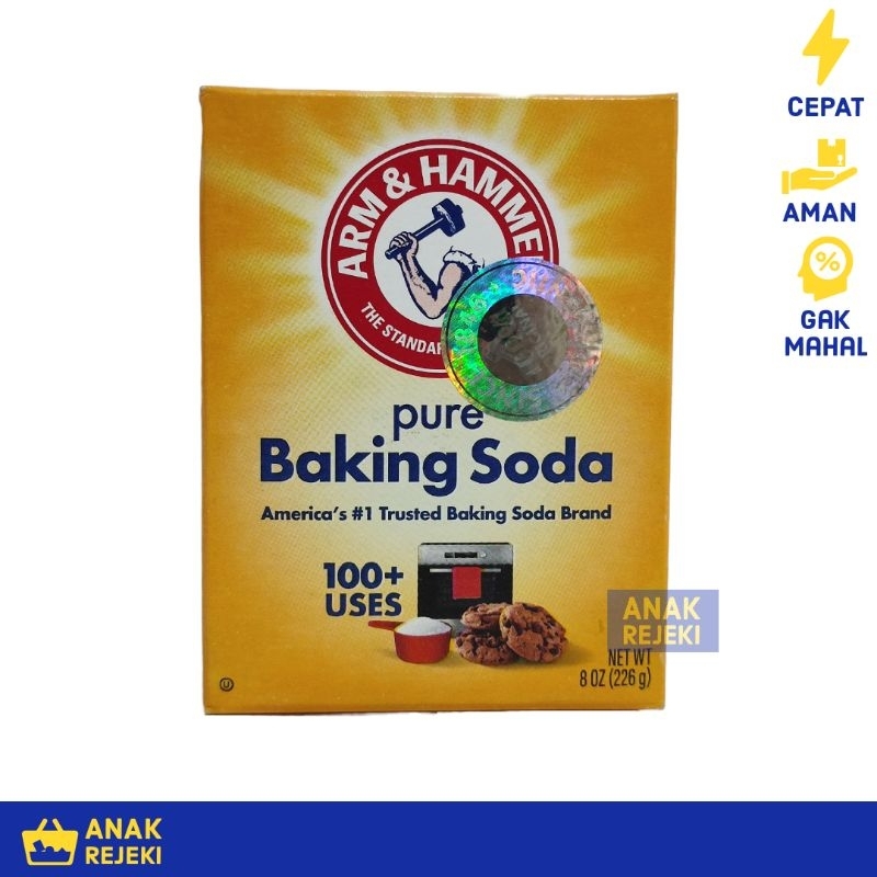 

Arm & Hammer Pure Baking Soda 227gr - Arm Hammer Soda Kue USA Sodium