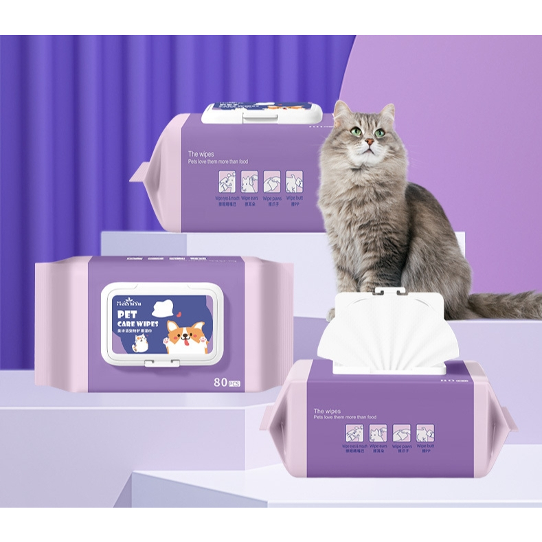 Pet wipes tisu basah hewan tisu basah anjing tisu basah Kucing pet wipes anjing pet wipes kucing