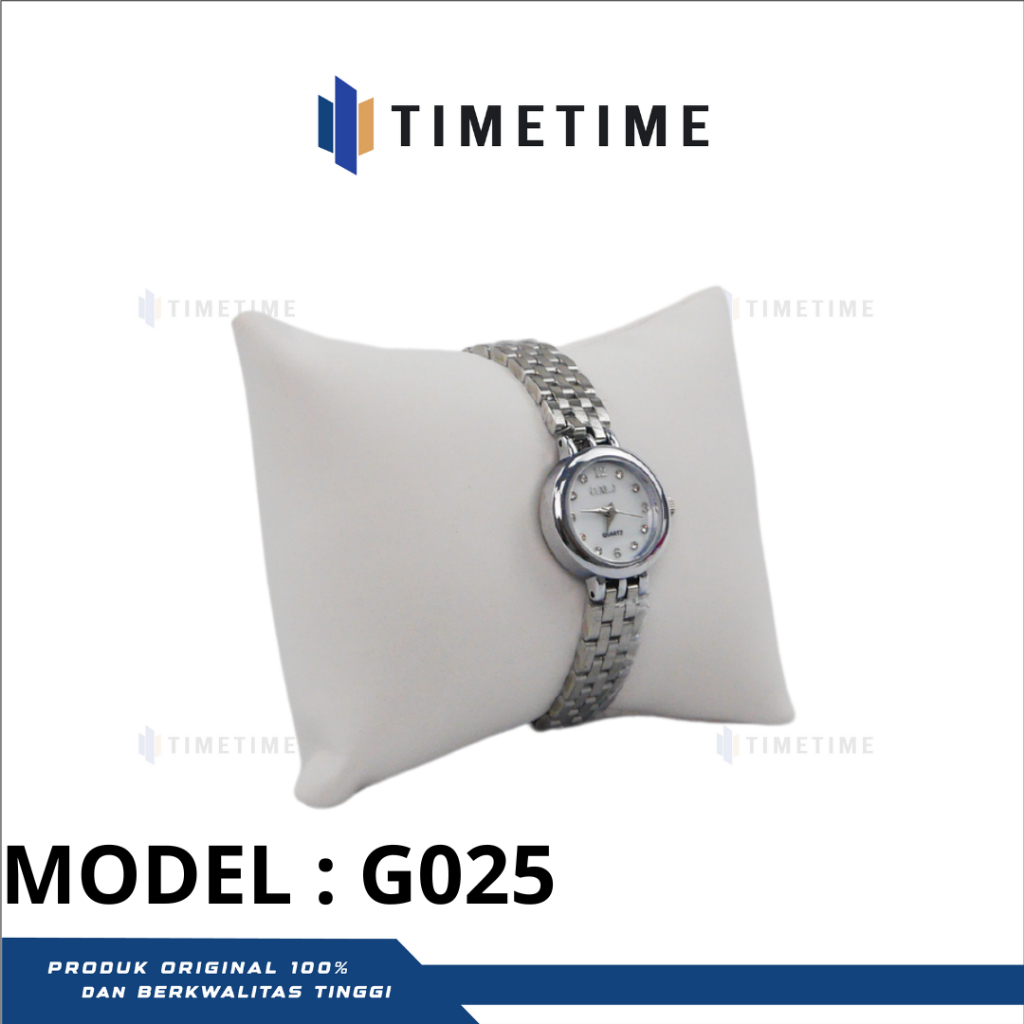 [ COD ] OMJ G025 JAM TANGAN WANITA ORIGINAL | RANTAI TIDAK MUDAH KARAT | TAHAN AIR ANALOG WATCH FASH