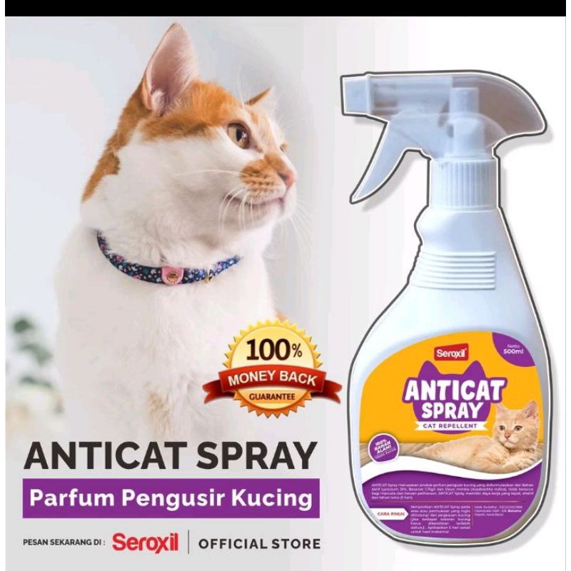 SEROXIL semprotan parfum pengusir kucing PUP BAB sembarangan cat reppelent