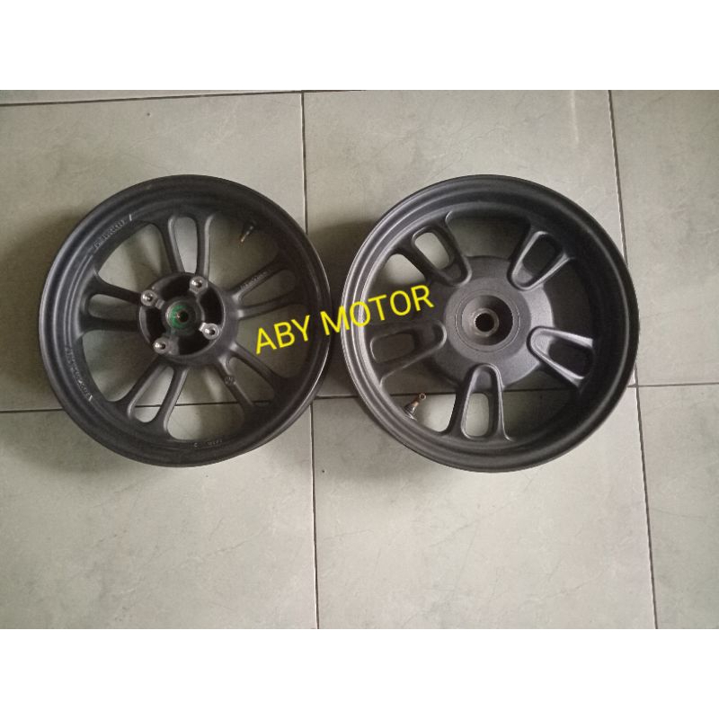 Velg Pelek Depan Belakang Scoopy Fi New Prestige K2F 2021-2023 (Original Copotan)