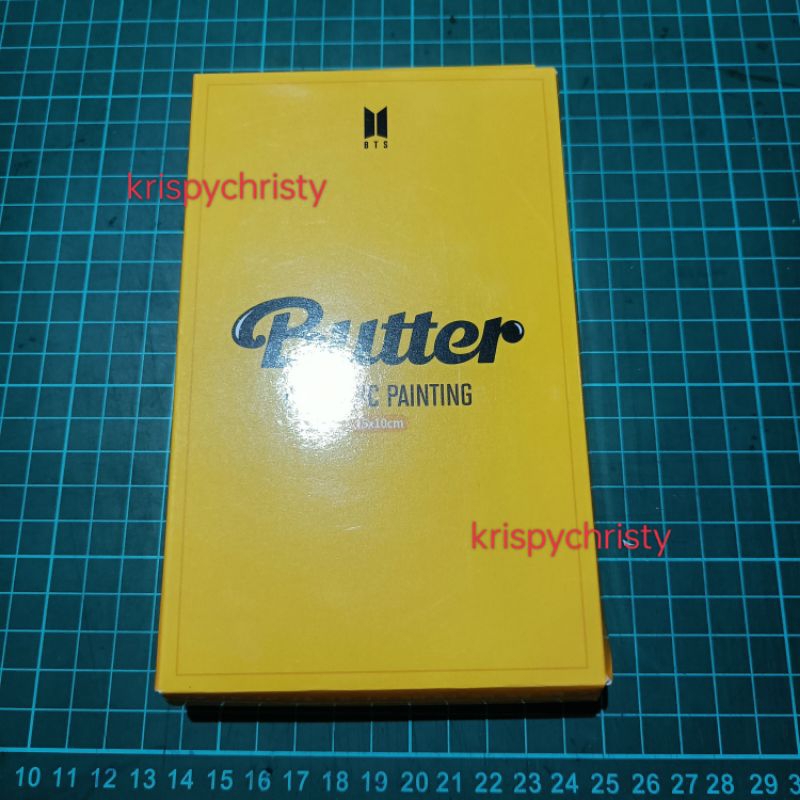 READY STOCK DIY official bts logo butter cubic painting ukuran 10 x 15 cm dari brand ilovepainting