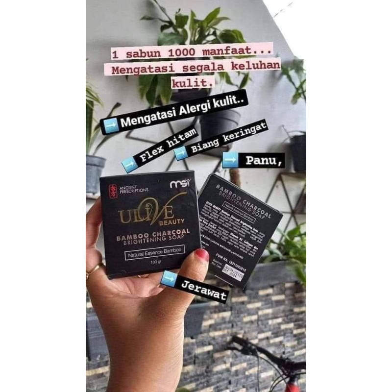 TERLARIS 1 PAKET SABUN BAMBOO MSI (5 BATANG) BRIGTHENING ORIGINAL 100%