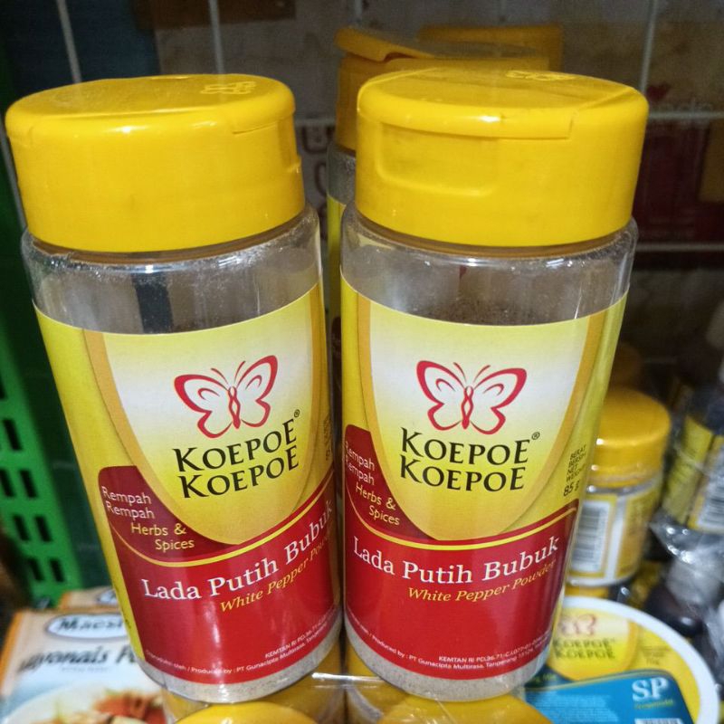 

Koepoe koepoe lada putih bubuk