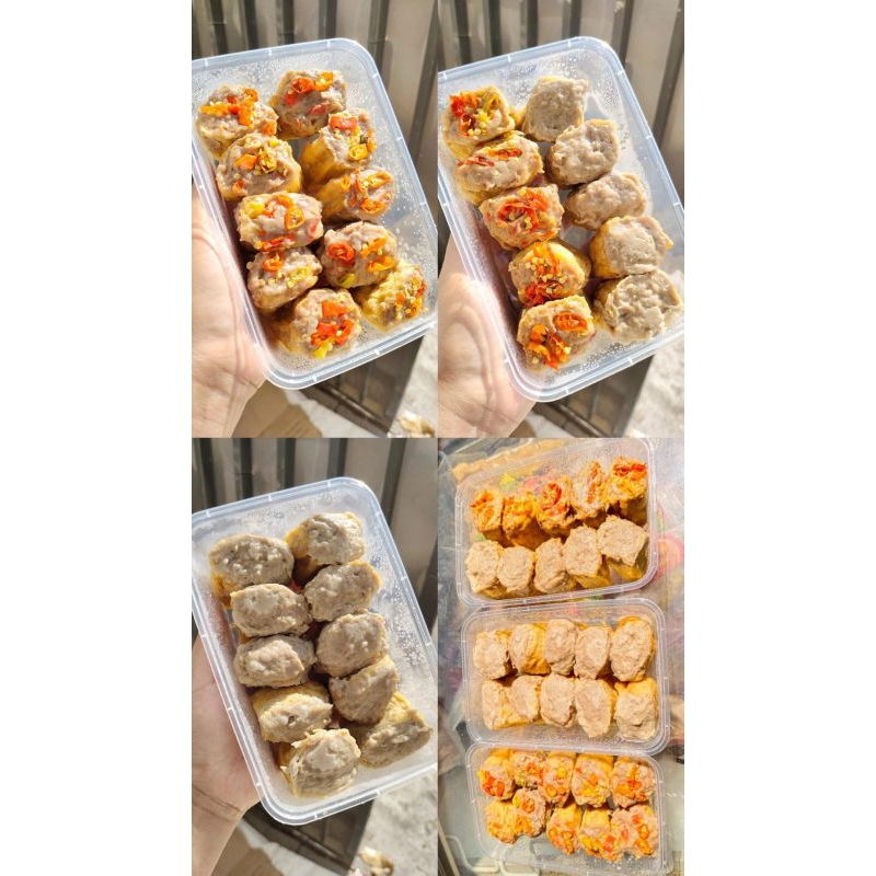 

Tahu Bakso Ori, pedas, mix ori pedas