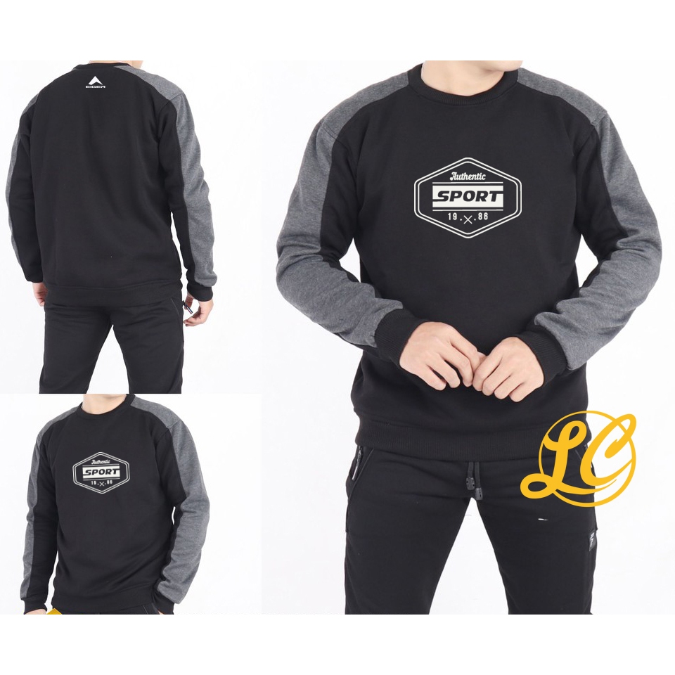 jaket sweater casual pria wanita top seller sport riding autentic jaket big size fleece tebal