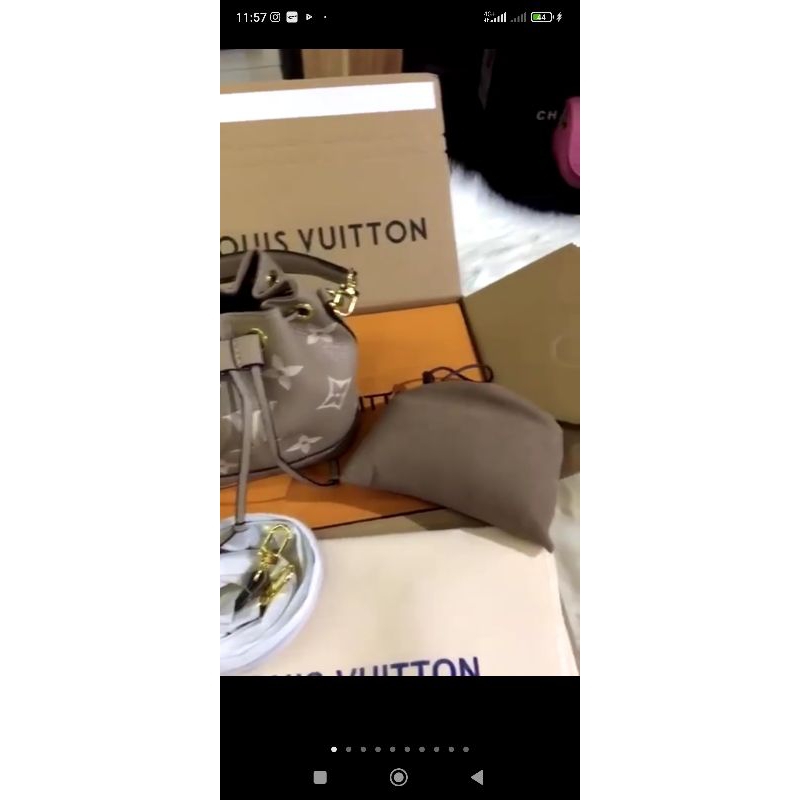 LV Nano Noe Empreinte Monogram + free Pouchwith Magnet Box (Double Box)