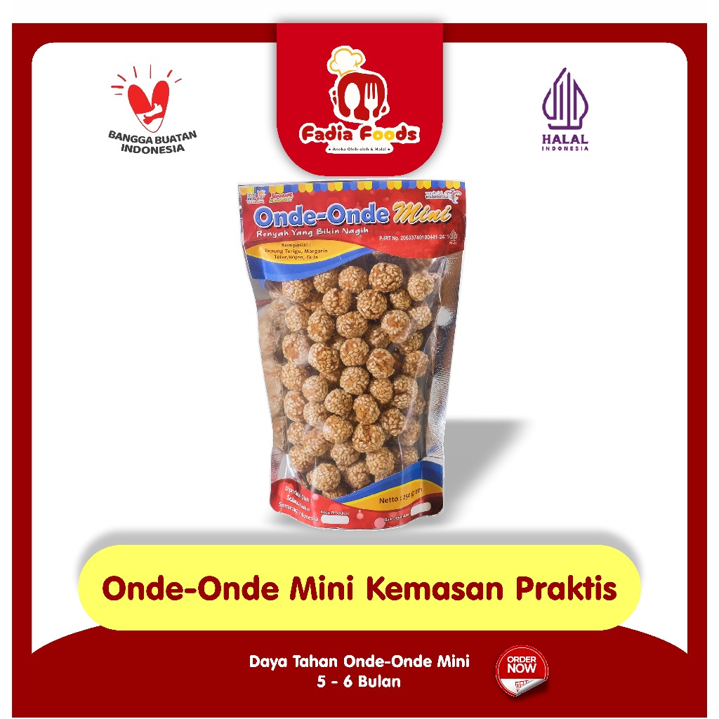 

Kue Ciput Wijen Onde-Onde Mini - Kemasan Ekonomis Berat 250 Gr