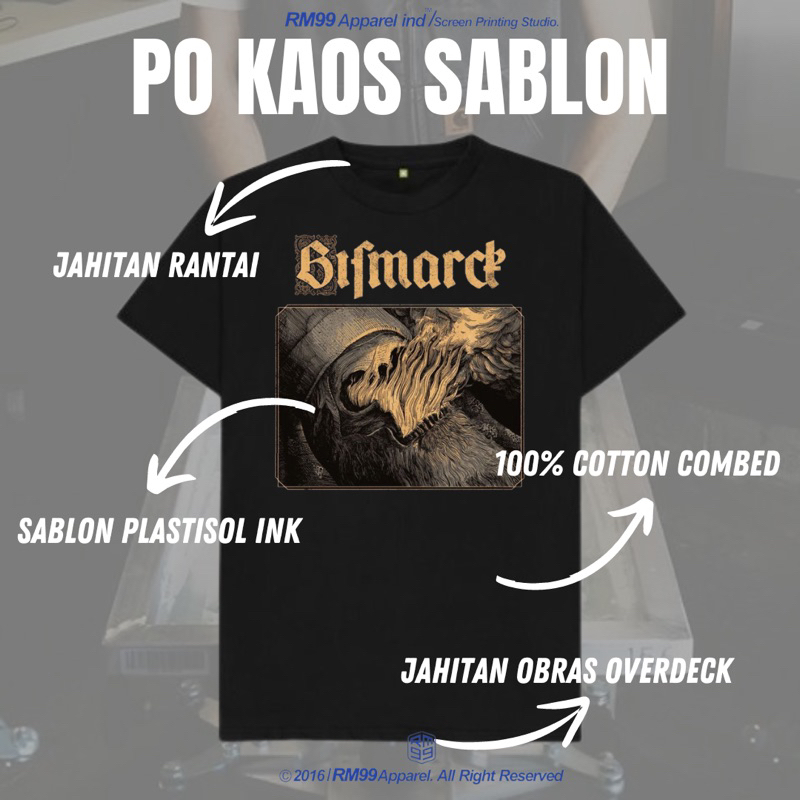 PO KAOS SABLON PLASTISOL INK || kaos polos || kaos sablon || plastisol