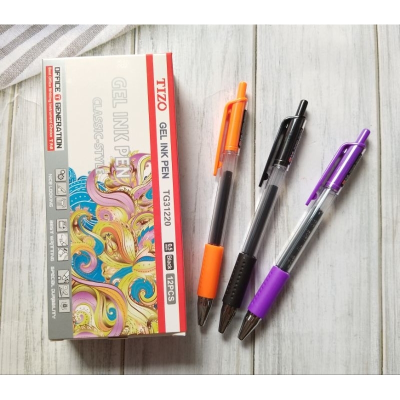 

(1PC) BULPOIN GEL TIZO TG-31220 COVER POLOS 0.5 HITAM