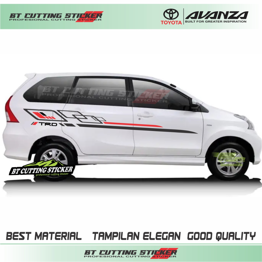 sticker mobil stiker avanza sticker mobil toyota avanza sticker mobil avanza sticker toyota striping