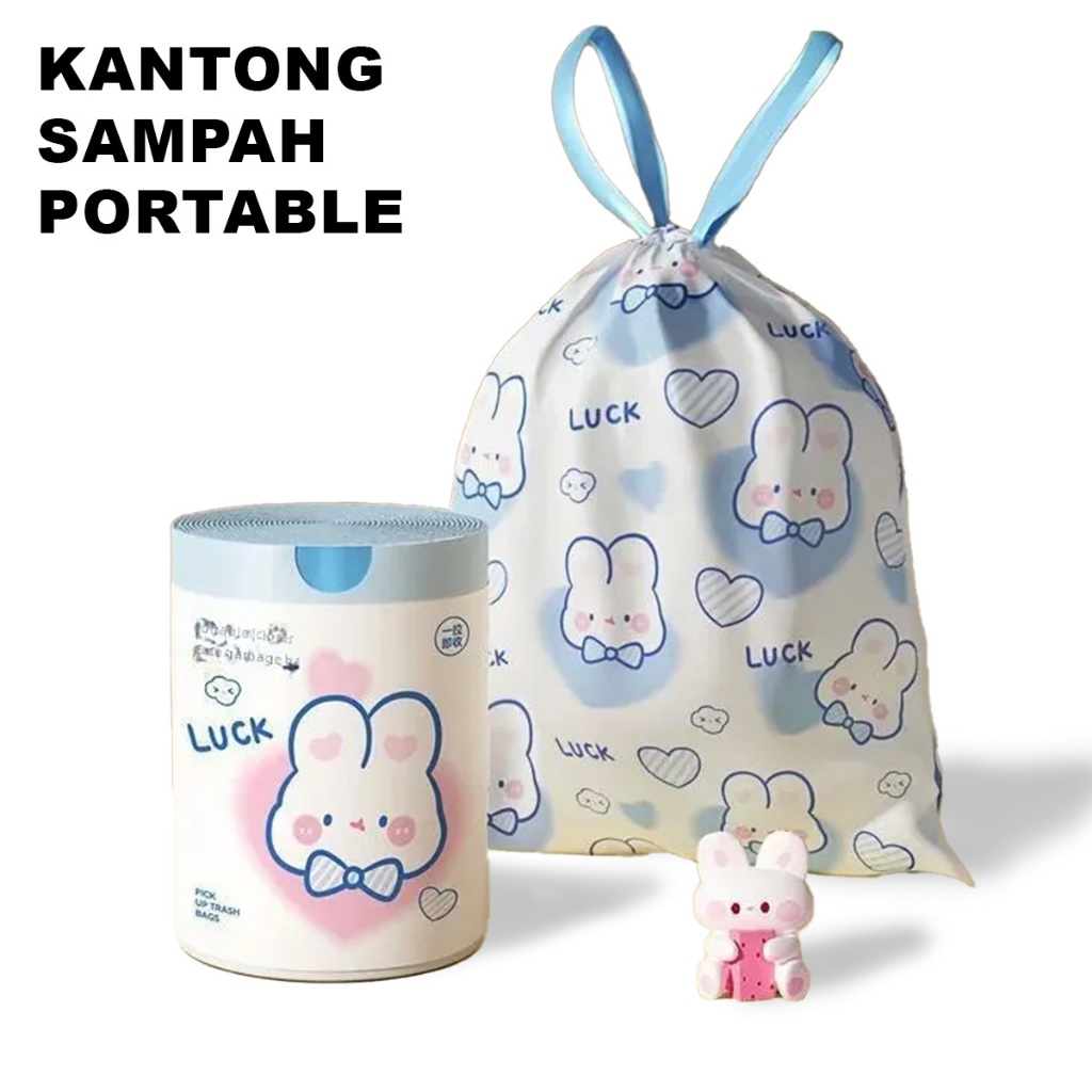 Kantong Plastik sampah Gulung 1 Roll Plastik Sampah Motif Lucu Praktis Terbaru LD-2