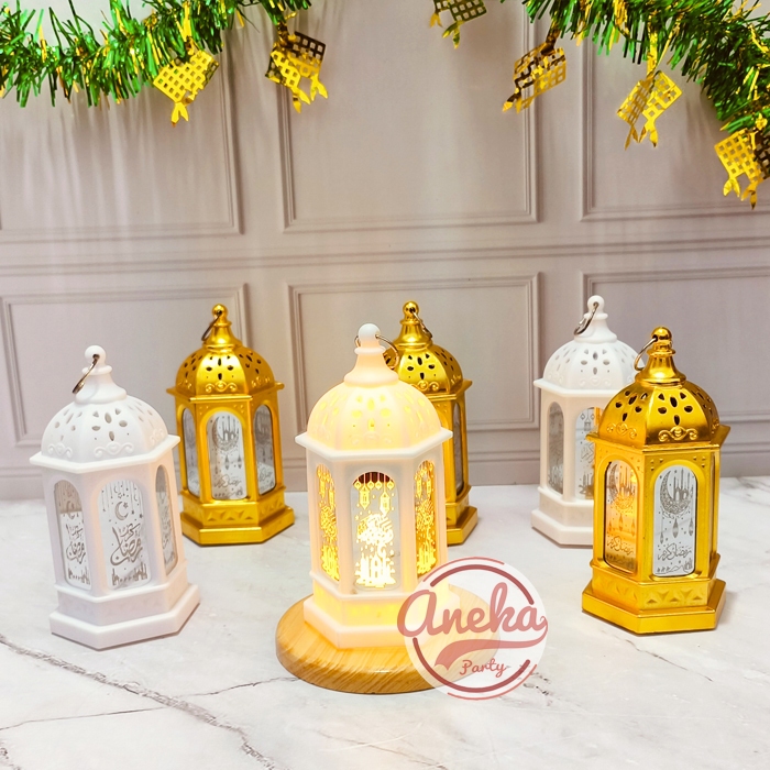 isi 12 Lentera Lilin Lebaran / Lampu Led Lilin elektrik Souvenir Lebaran Gift / lilin lentera