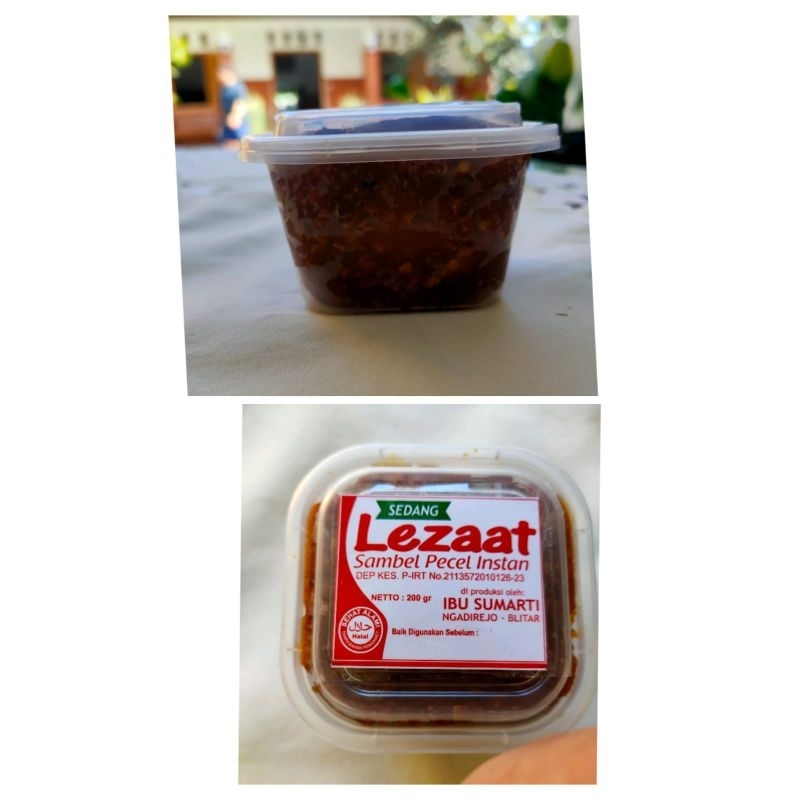 

Sambel pecel "Lezaat" 200 gr asli Blitar Jawa Timur