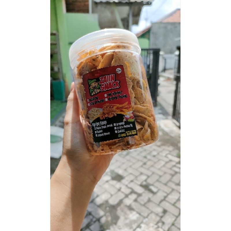 

Basreng toples kemasan 250 gr