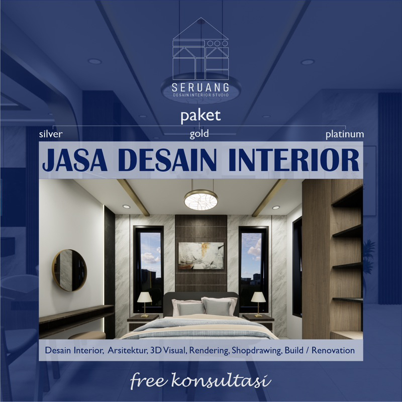 Jasa Desain Interior 2D & 3D