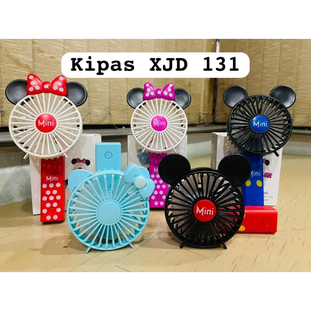 Kipas Angin Mini Tancap Genggam Lipat Mickey Micky Miky Miki Mini Mouse Karakter Lucu Portable Fan